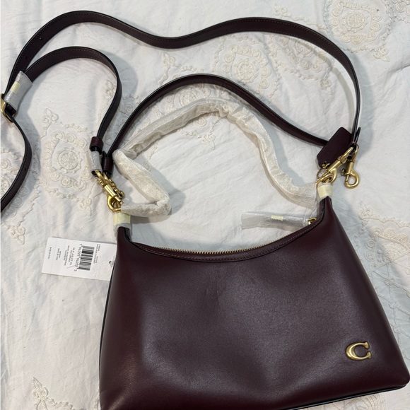 Coach Handbags - Coach / Juliet  Burgundy Leather Shoulder Bag
